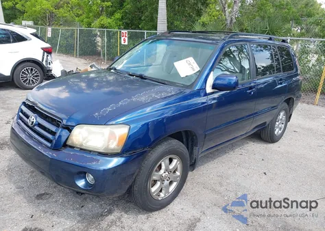 2006 Toyota Highlander V6 z USA, uszkodzony, nr VIN JTEGP21A760095481
